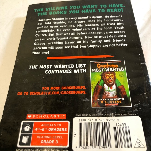 Goosebumps Most Wanted Books, set of 4 # 1,2,6,7 - Picture 3 of 12